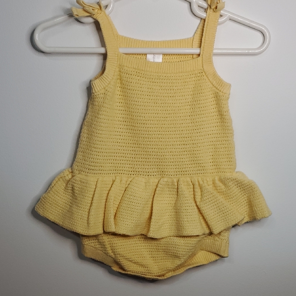 Gerber Yellow Knit One Piece for Kids